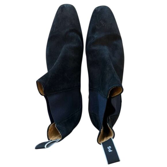 PS Paul Smith Navy Suede Ankle Boots Men\'s Chelsea Shoes Elastic Side Gore UK11 main image 6